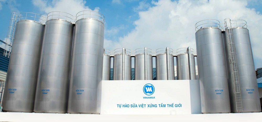 nhà máy sữa của công ty Vinamilk